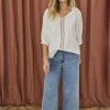 CRKiyo Linen blouse