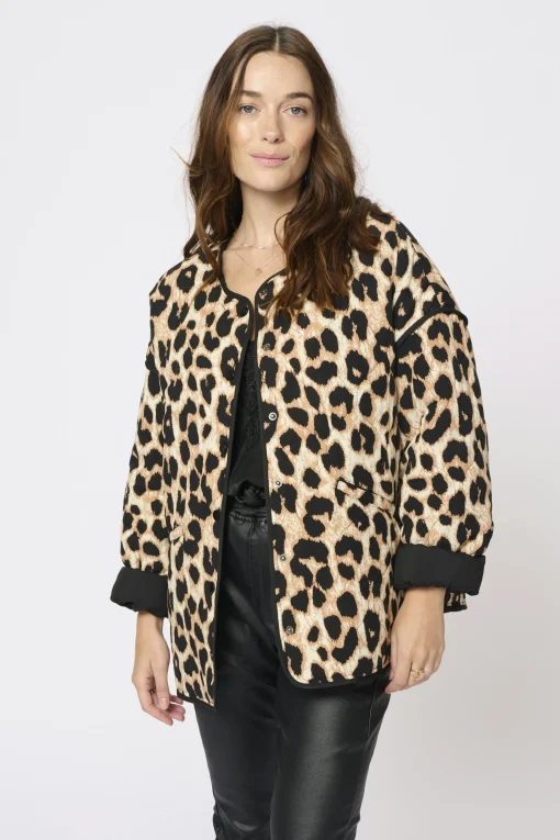 CROtiva Leopard jacket